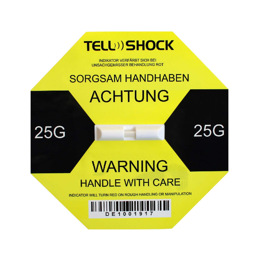 TellShock Label 25G gelb VPE 50 St.