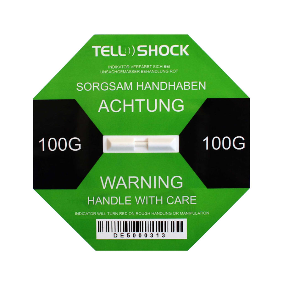 TellShock Label 100G grün VPE 50 St.